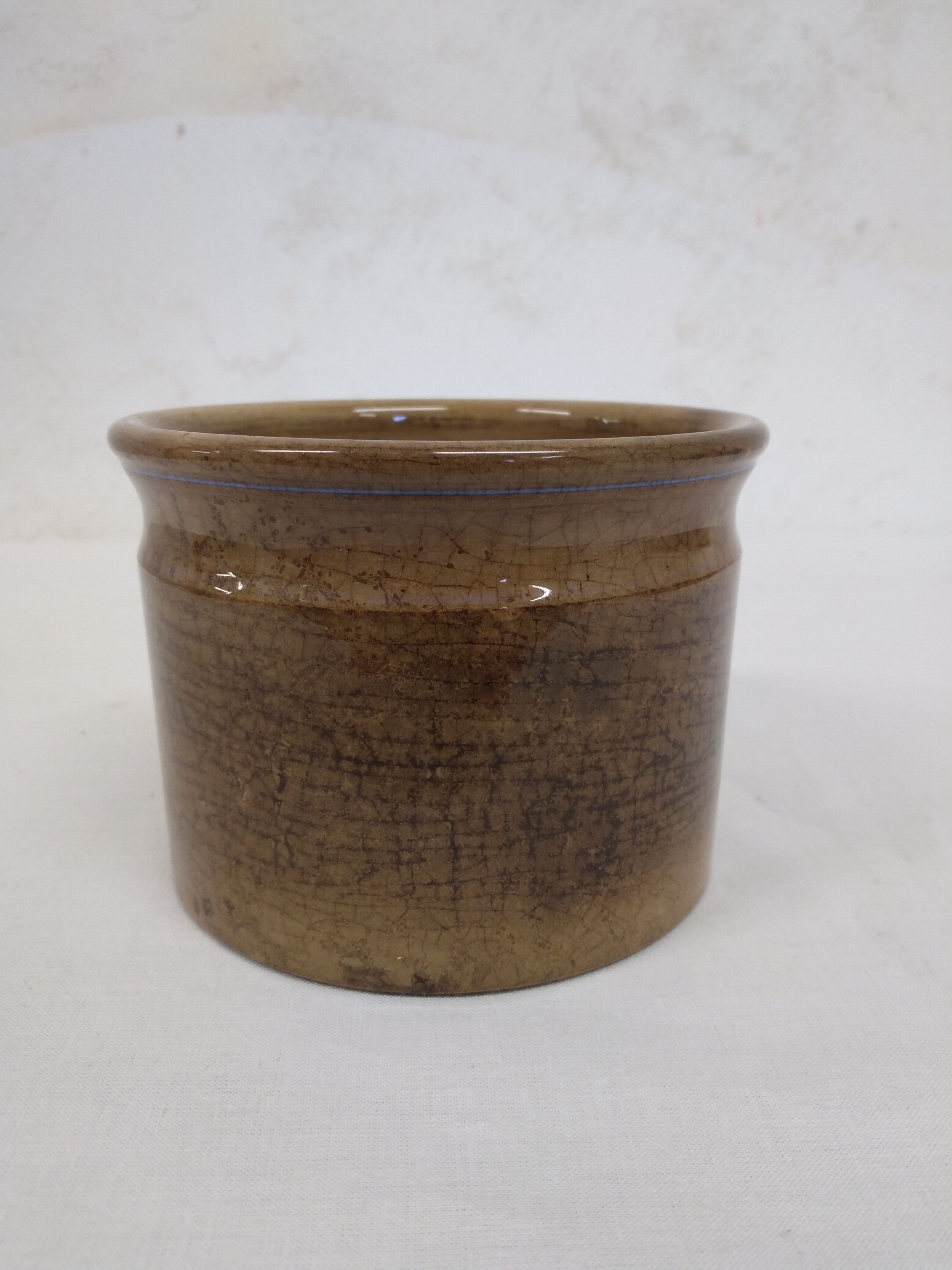 Old jam jar or fat jar digoin Sarreguemines