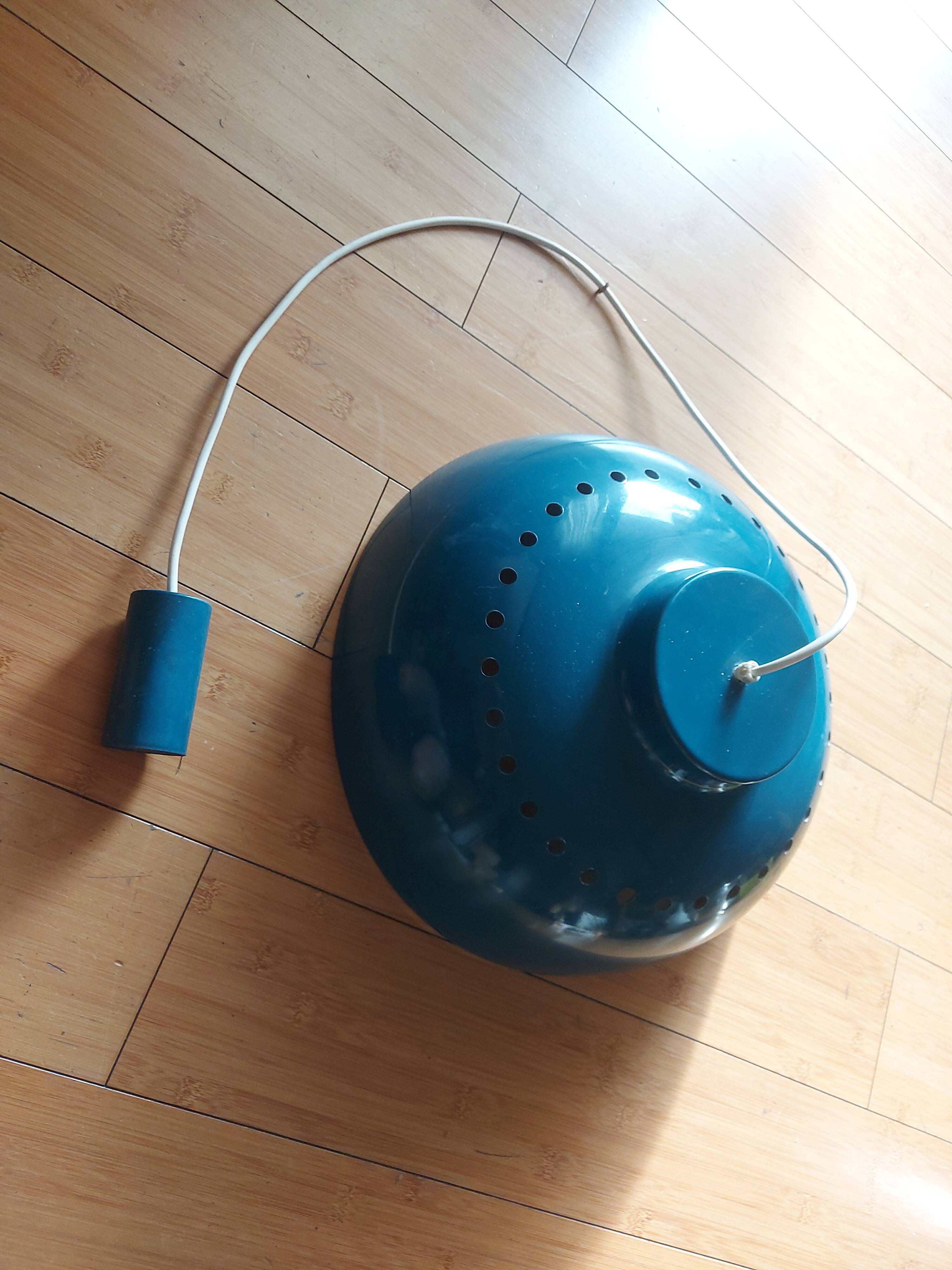 Metal pendant lamp Delmas 60's