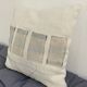 Cushion in old canvas Kilim style