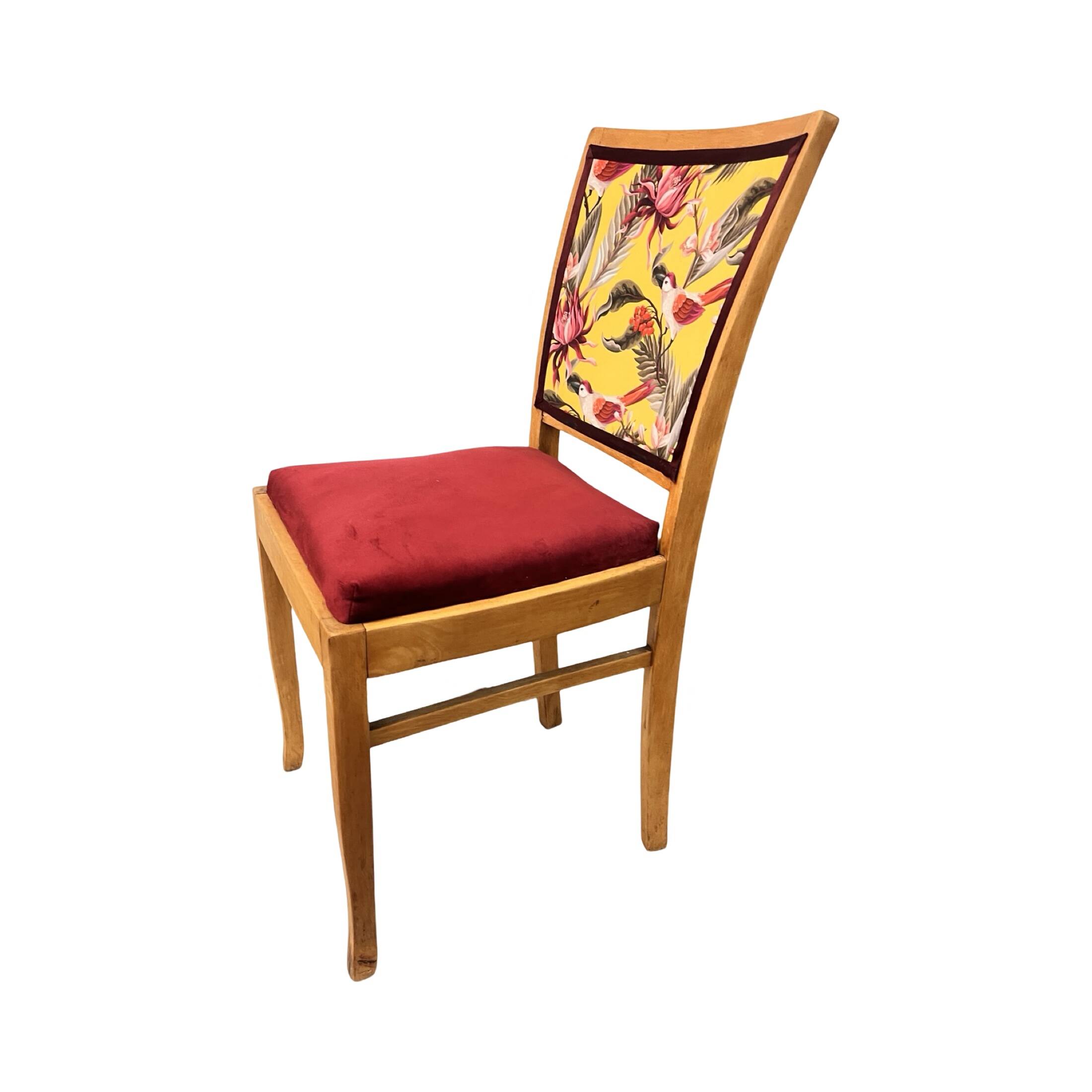 Upholstered chair, after renovation, Poland, 1950s