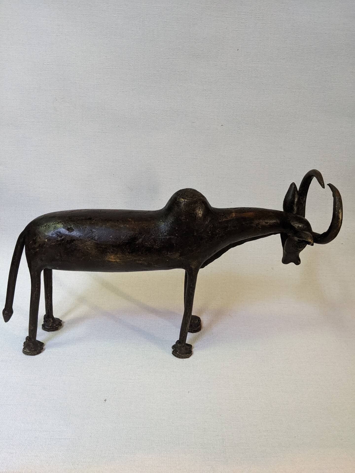 Handcrafted animal sculpture African art Burkina Faso