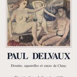Affiche 1987 Paul Delvaux