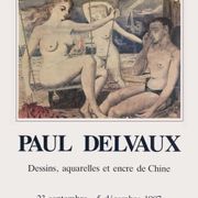 Affiche 1987 Paul Delvaux