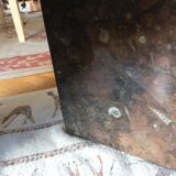 Erfoud stone coffee table with fossils