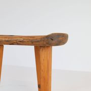 Tabouret suédois en pin, années 1960