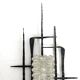 Brutalist vintage wall lamp