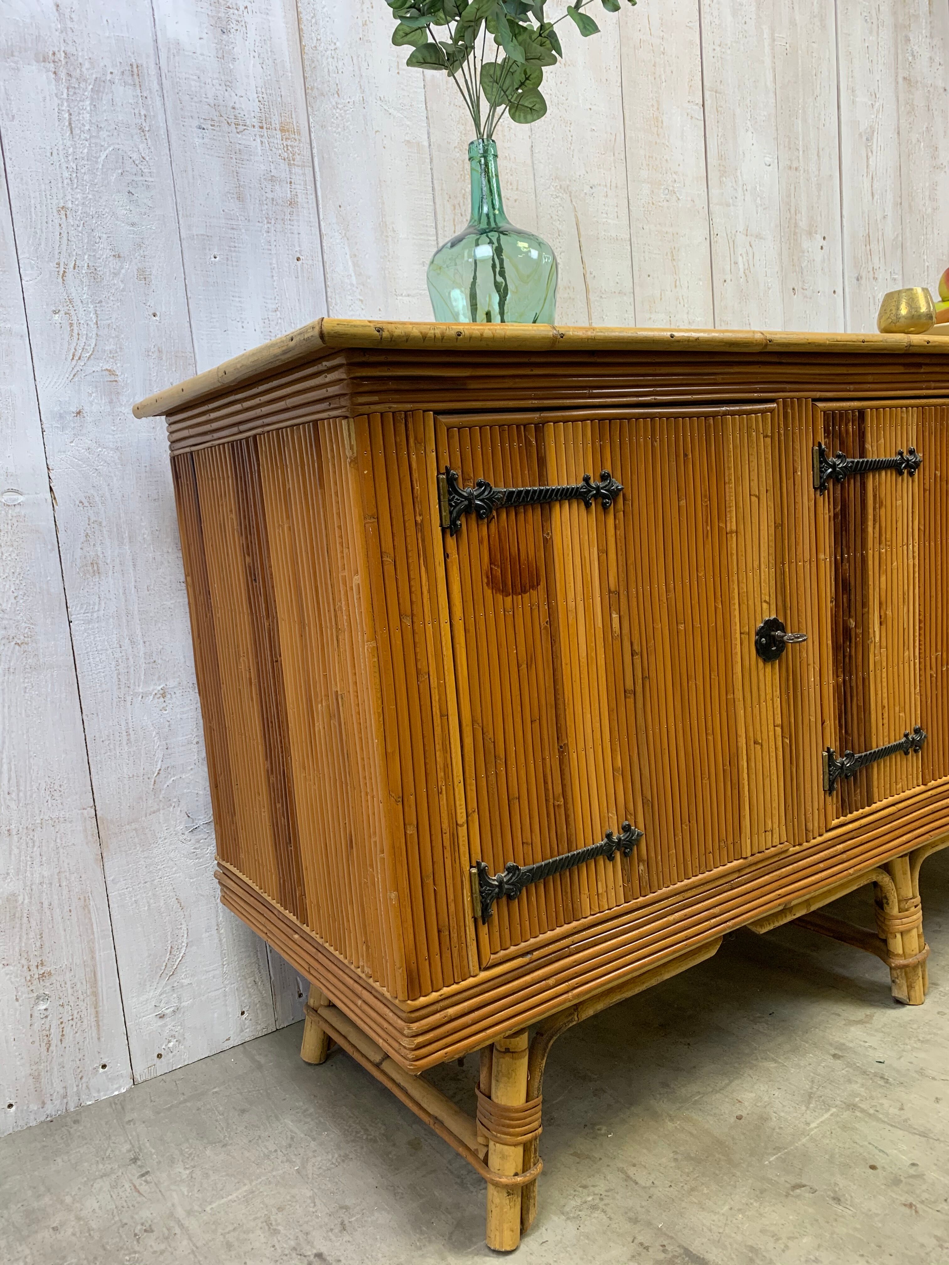 Rattan sideboard