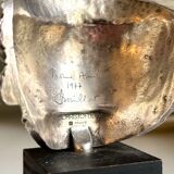 Silver-plated metal sculpture signed Igor Mitoraj for Christofle, 1977