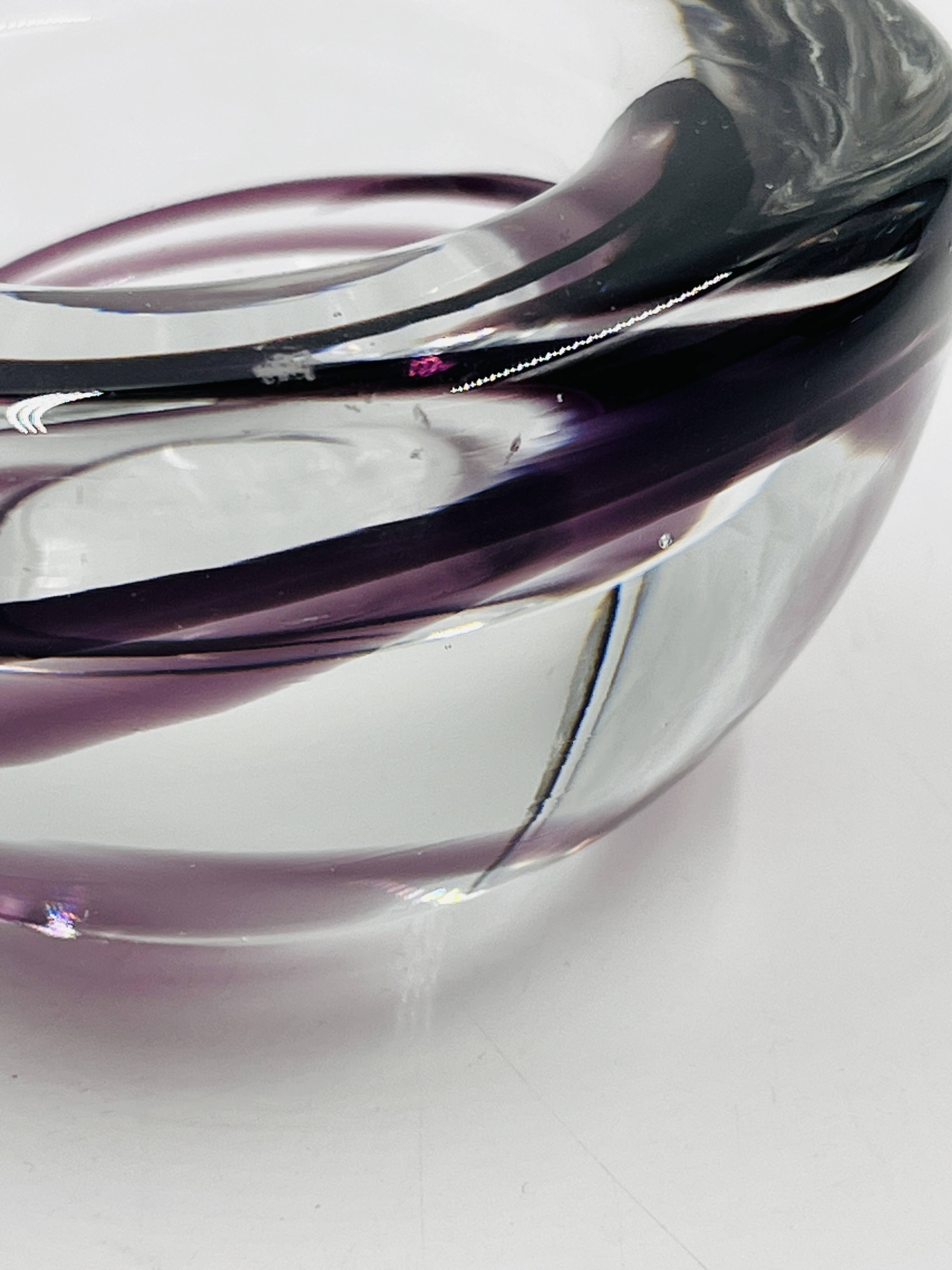 Set of two Kosta boda candlesticks by Anna Ehrner