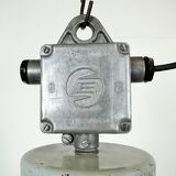 Industrial aluminium pendant light from Elektrosvit, 1960s
