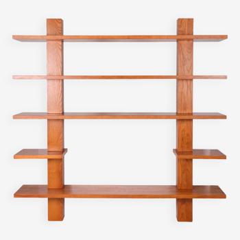 Solid elm bookcase