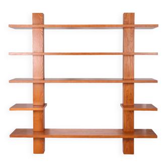Solid elm bookcase