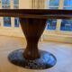 Table design en verre et bois