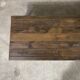Coffee table in steel and wood