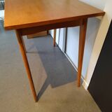 Wooden desk or table with compass legs