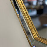 Large octagonal bevelled mirror by De Knudt, Belgium, 1980s