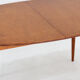 Vintage oval extendable dining table 1960s Asko