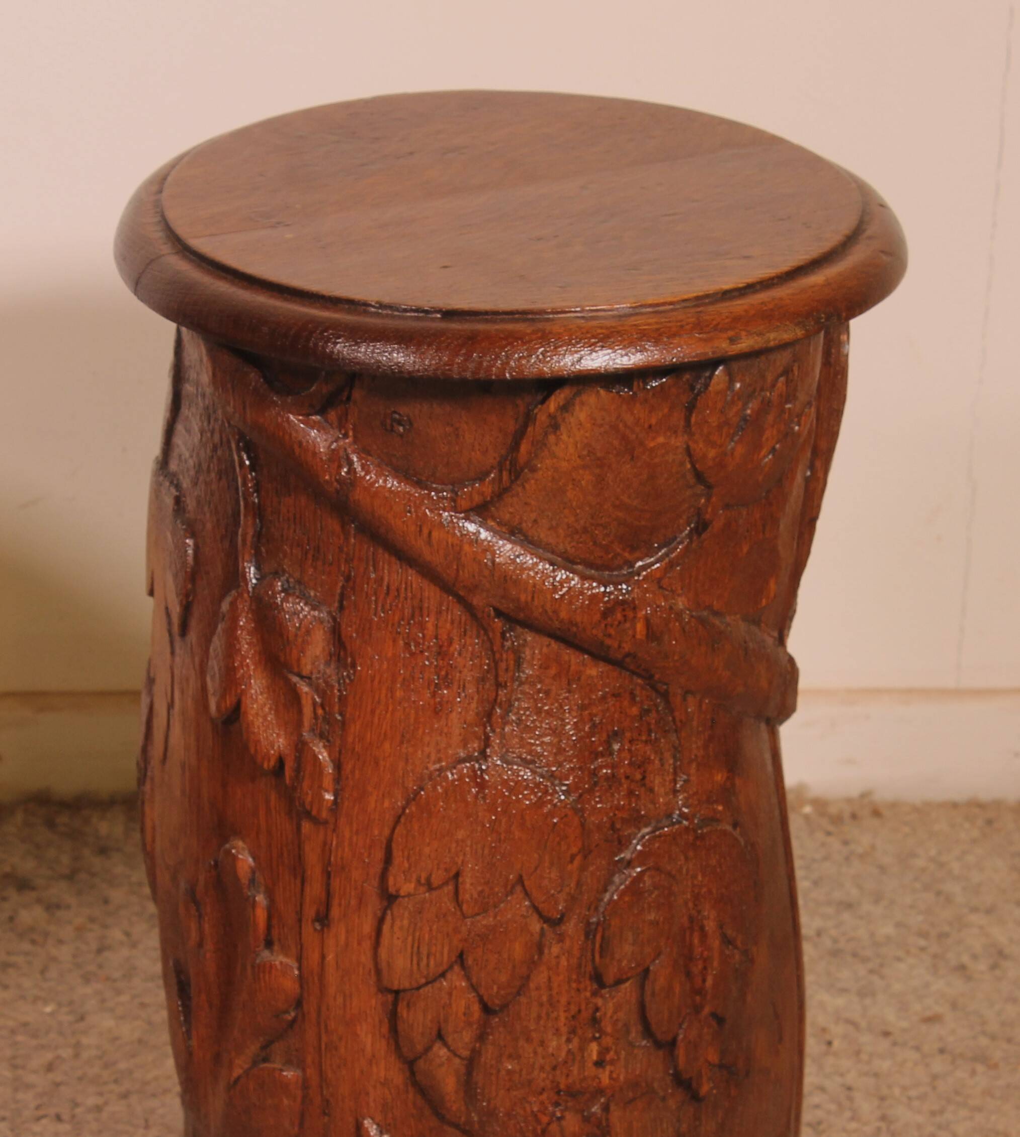 pair of 17th century oak bedside tables or sofa ends