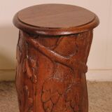 pair of 17th century oak bedside tables or sofa ends