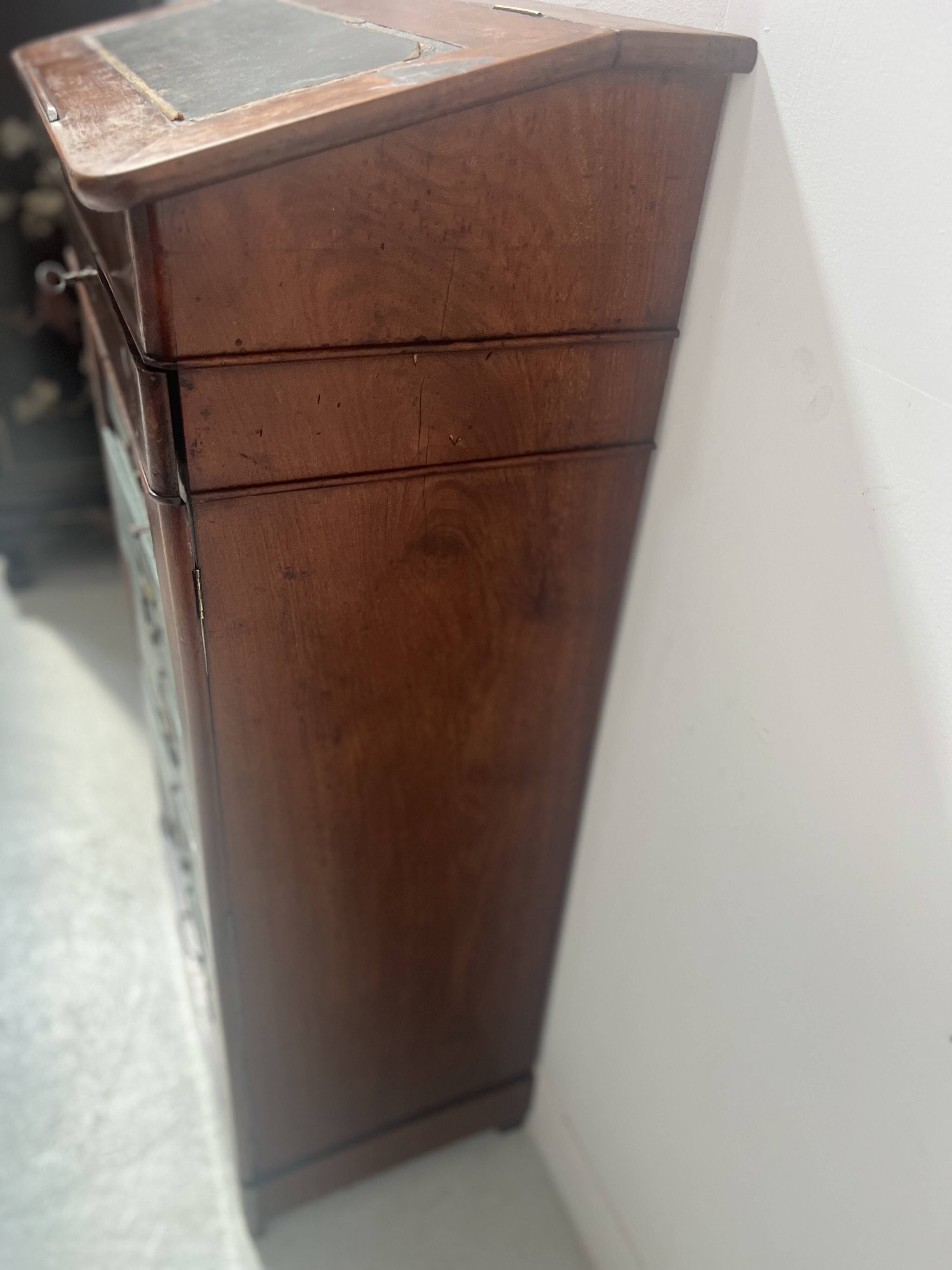 Old 19th century notary's clerk's desk