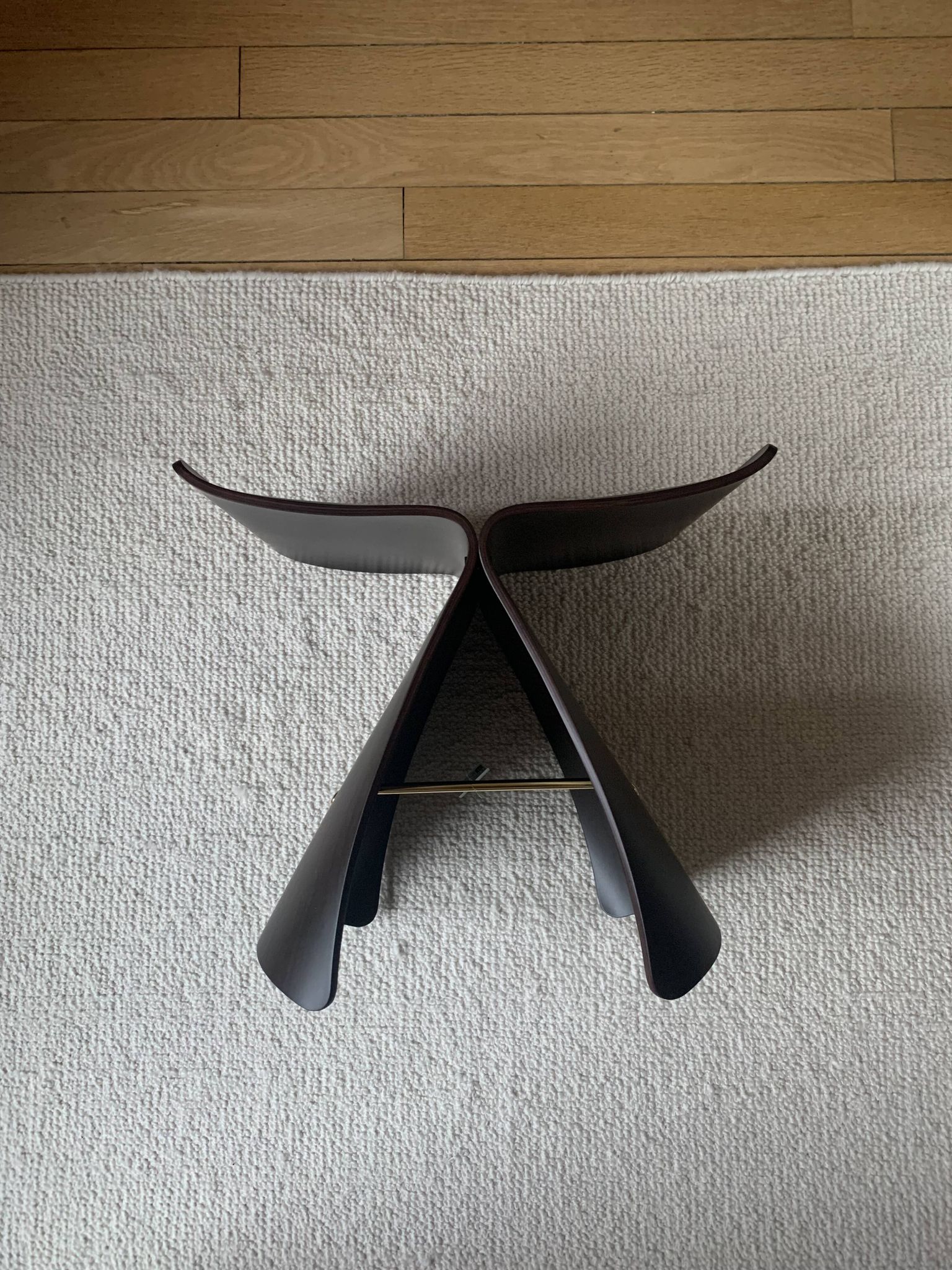 NEW NEVER OPENED Authentic Design "Butterfly" Stool - Sori Yanagi - Made in Japan