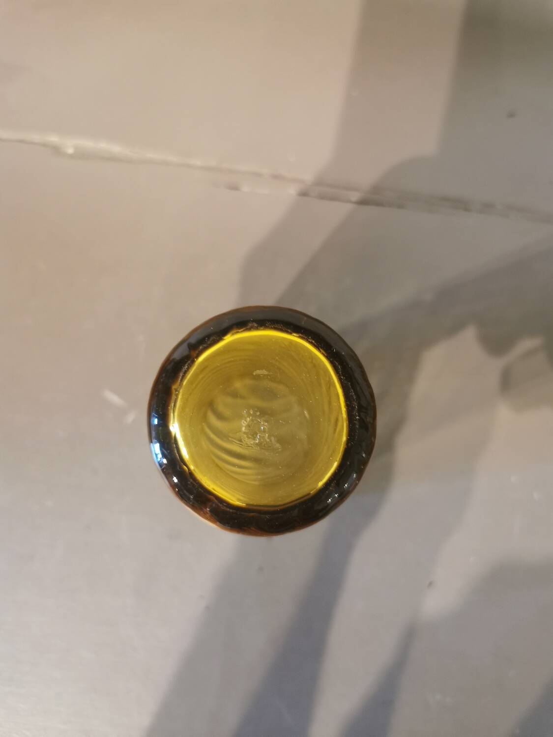 6 vintage glasses with ribbed decoration