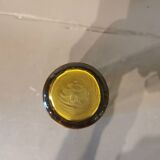 6 vintage glasses with ribbed decoration