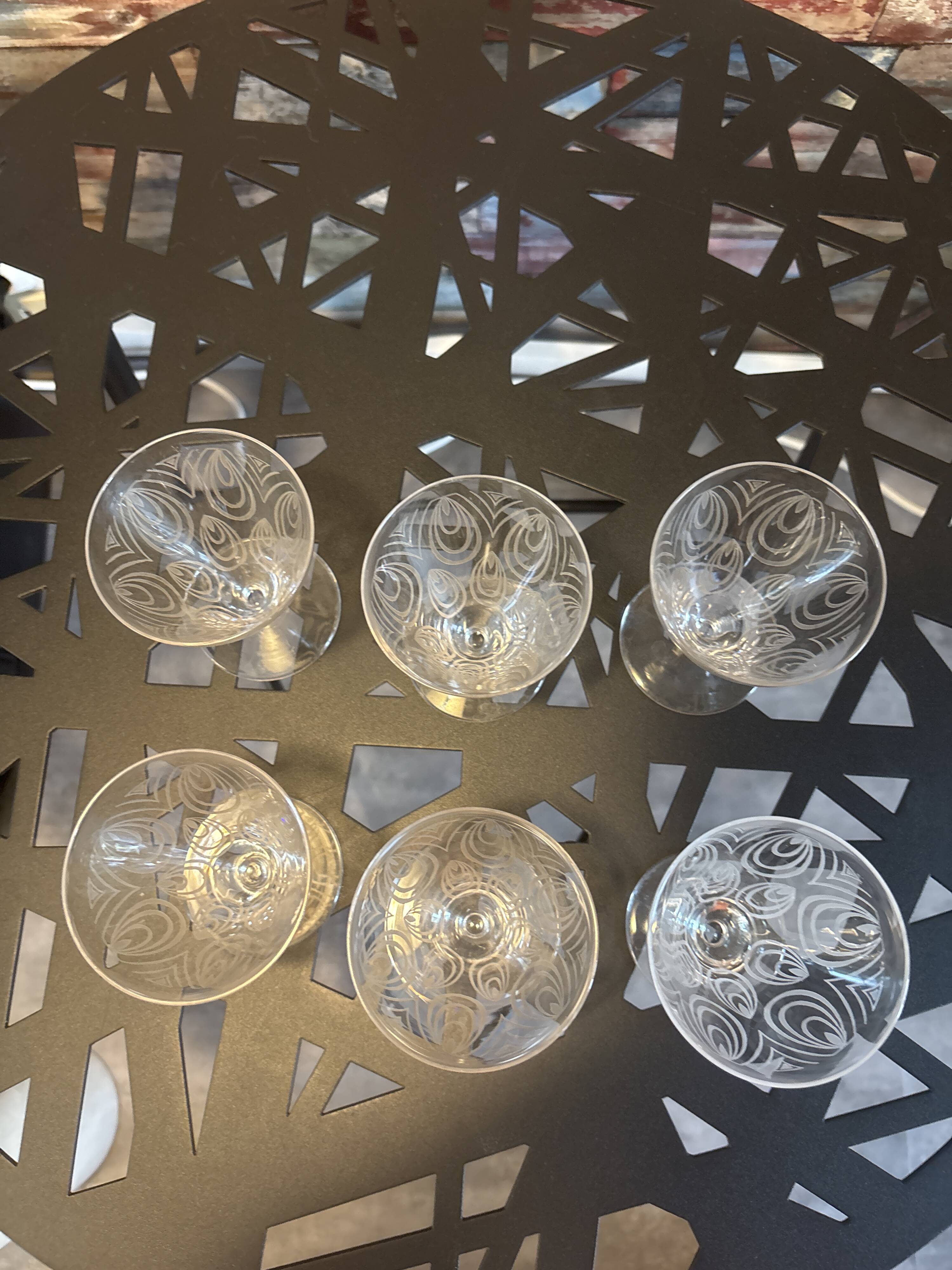 Crystal wine glass from Saint Louis