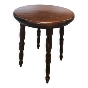 tabouret en bois massif