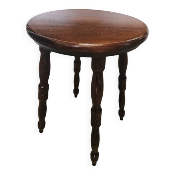 Tabouret en bois massif