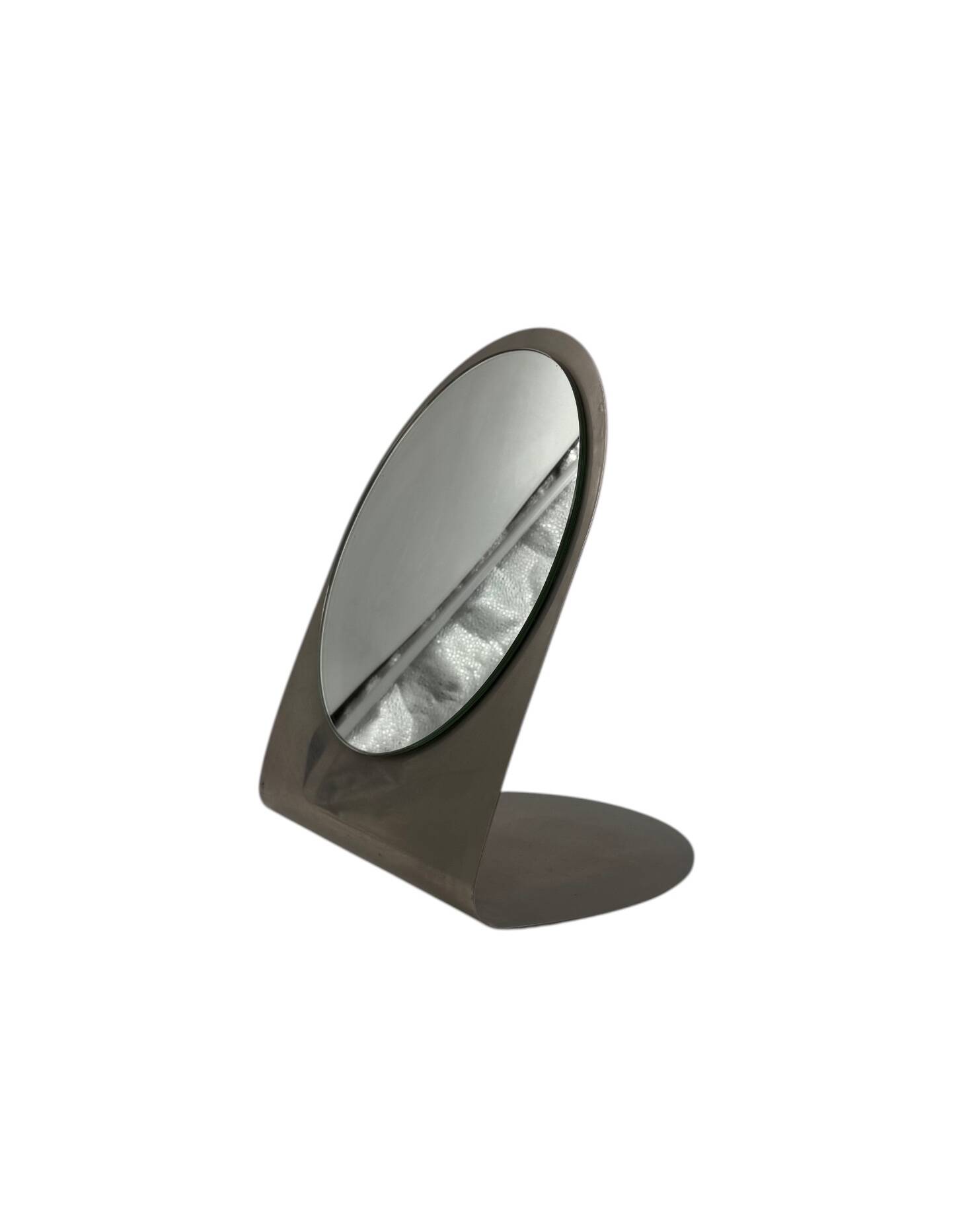 Mid-century table mirror / vanity, France 1970s