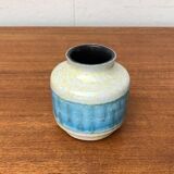 East German pottery vase from the GDR mid-century Strehla Keramik, 1960s.