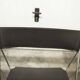 Set of 3 minimalist X line chairs by Niels Jorgen Haugesen.