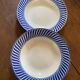 2 Jacquot Digoin Sarreguemines soup plates.