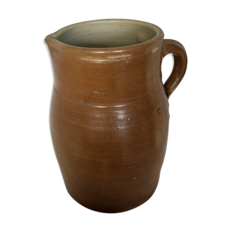 Stoneware pitcher