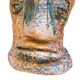 Glazed terracotta sculpture vase, late 20th century