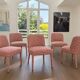 Elena PH Collection chairs — Élitis fabric: in impeccable condition.
