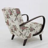 1950s Jindrich Halabala Restored Gobelin Armchair, Czechoslovakia