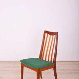 Fabric and Teak Dining Chairs by Leslie Dandy for G-Plan, 1960s, Set of 4