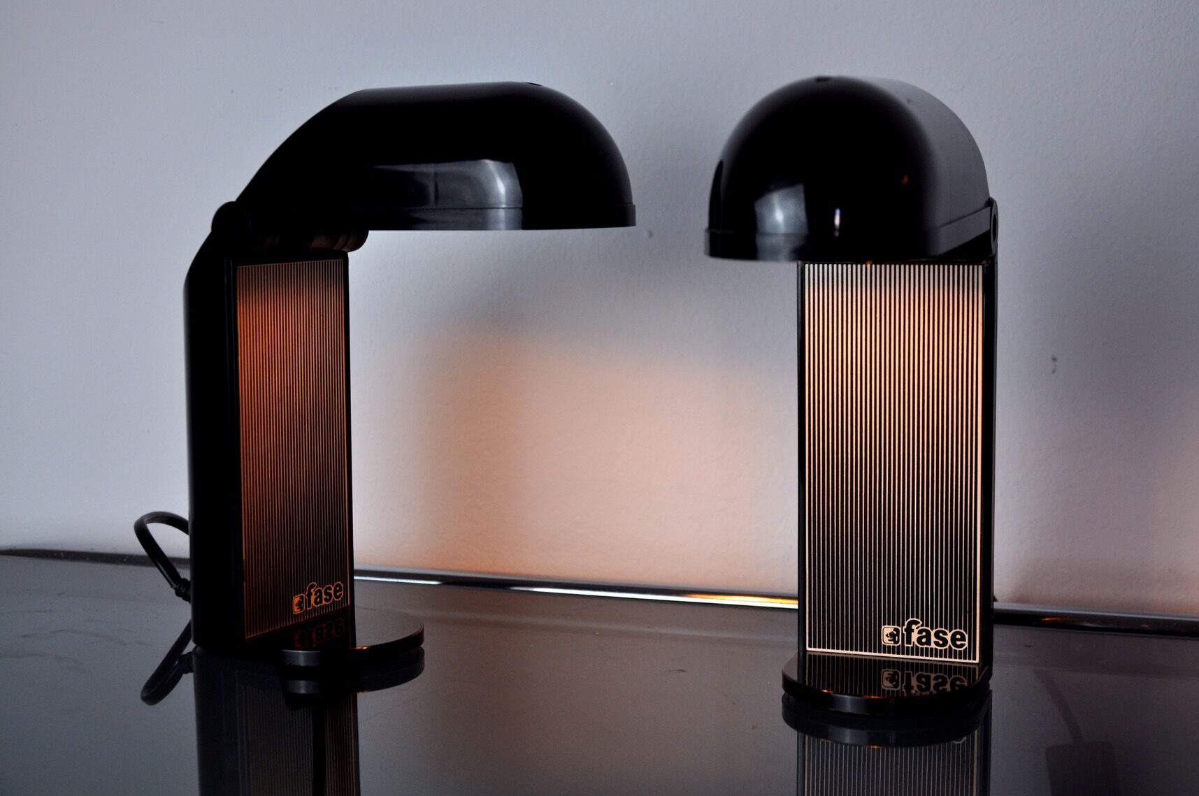 Paire de lampe "Bambina" par Fase Spain 1980