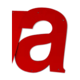 Ancient letter aluminium sign dibond
