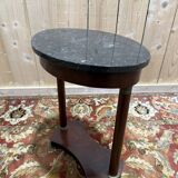 Small oval side table in Empire style