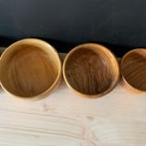 Ensemble de bols en bois