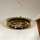 Old Scandinavian design suspension lamp Preben Fabricius and Jørgen Kastholm for Nordisk Solar vintage