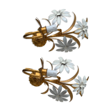 Apliques en métal doré fyties