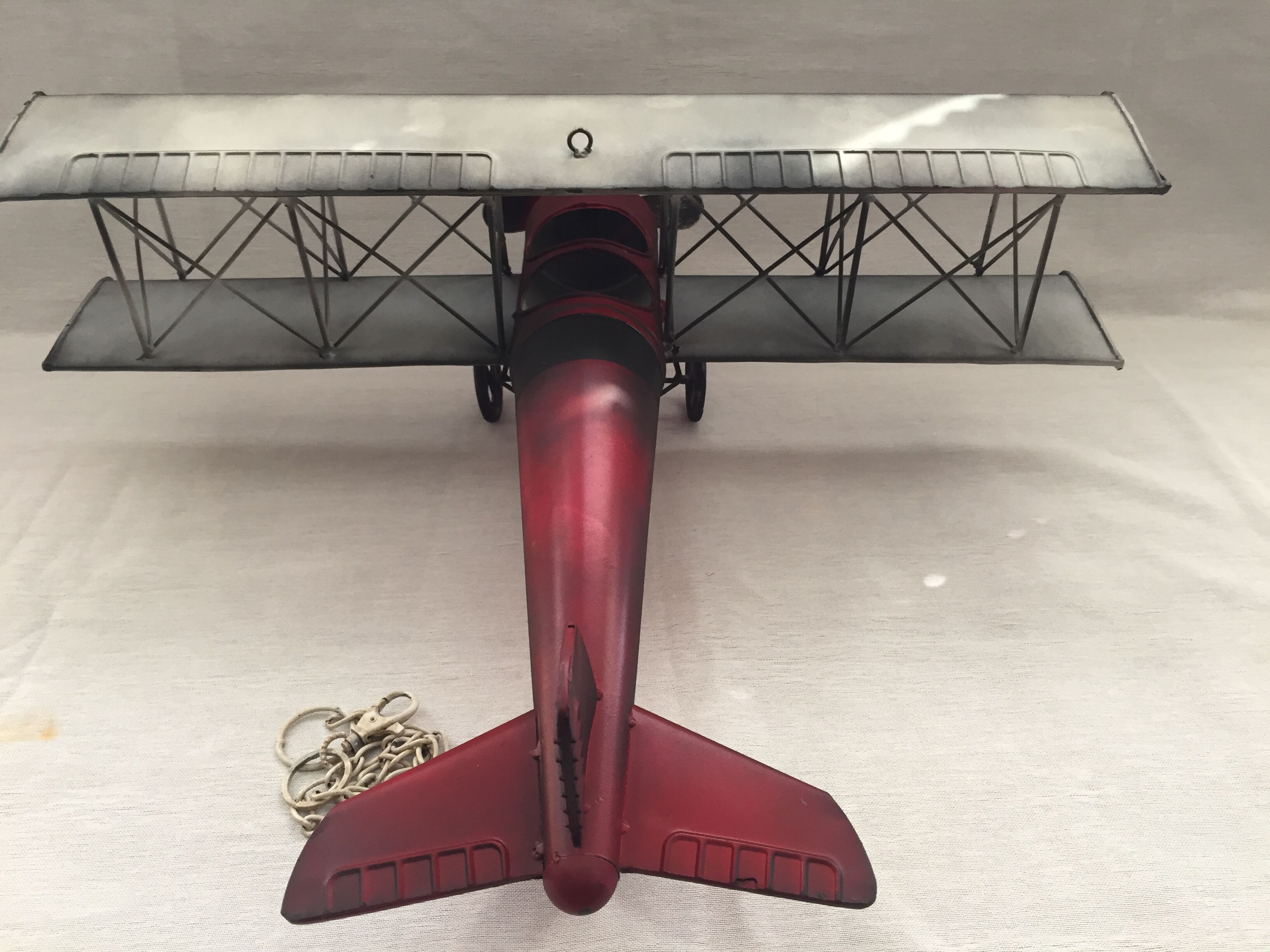 Metal model fighter plane biplane ww1 english french u.s.a.