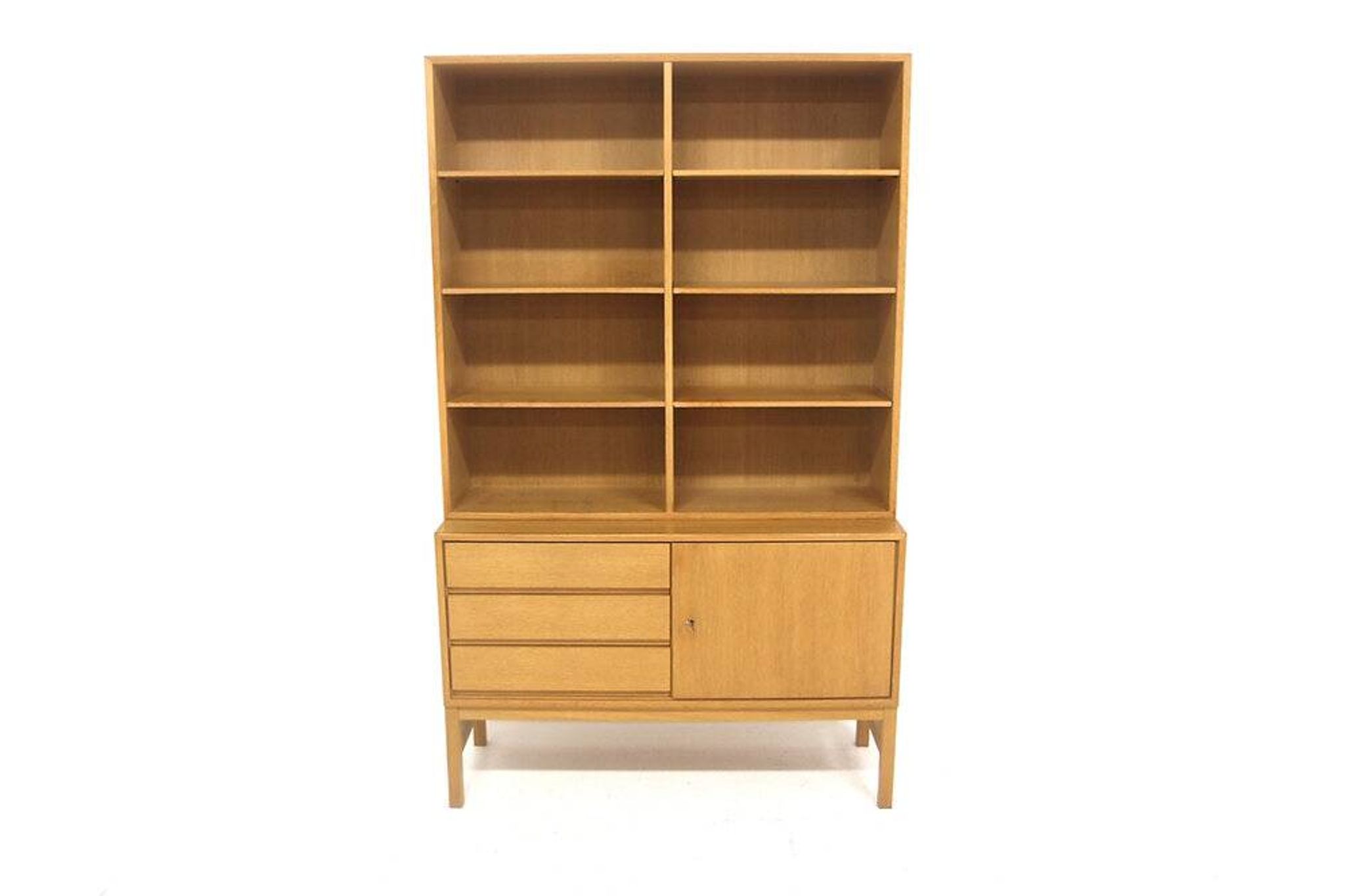 Bibliothèque scandinave en chêne "MTP", Marian Grabinski, IKEA, Suède