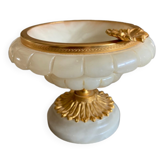 Ancient ashtray in Tuscan alabaster