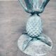 Hollywood Regency Style Brass Patinated Pineapple Side Tables, France, 1970s, Set of 2