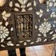 Miroir ottoman syrien en bois incrusté de nacre dite goldfisch